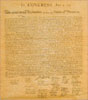Declaration of Independence Replica - Big Parchment Poster