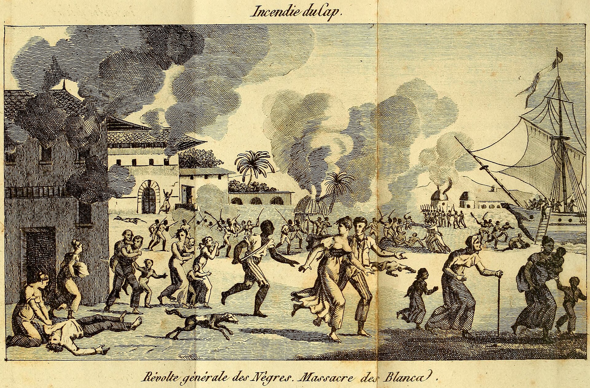Frontispiece from the book Saint-Domingue, ou Histoire de Ses Révolutions. ca. 1815