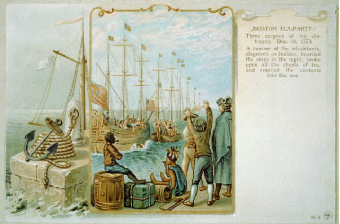 The Boston Tea-Party prompted the passage of the Act