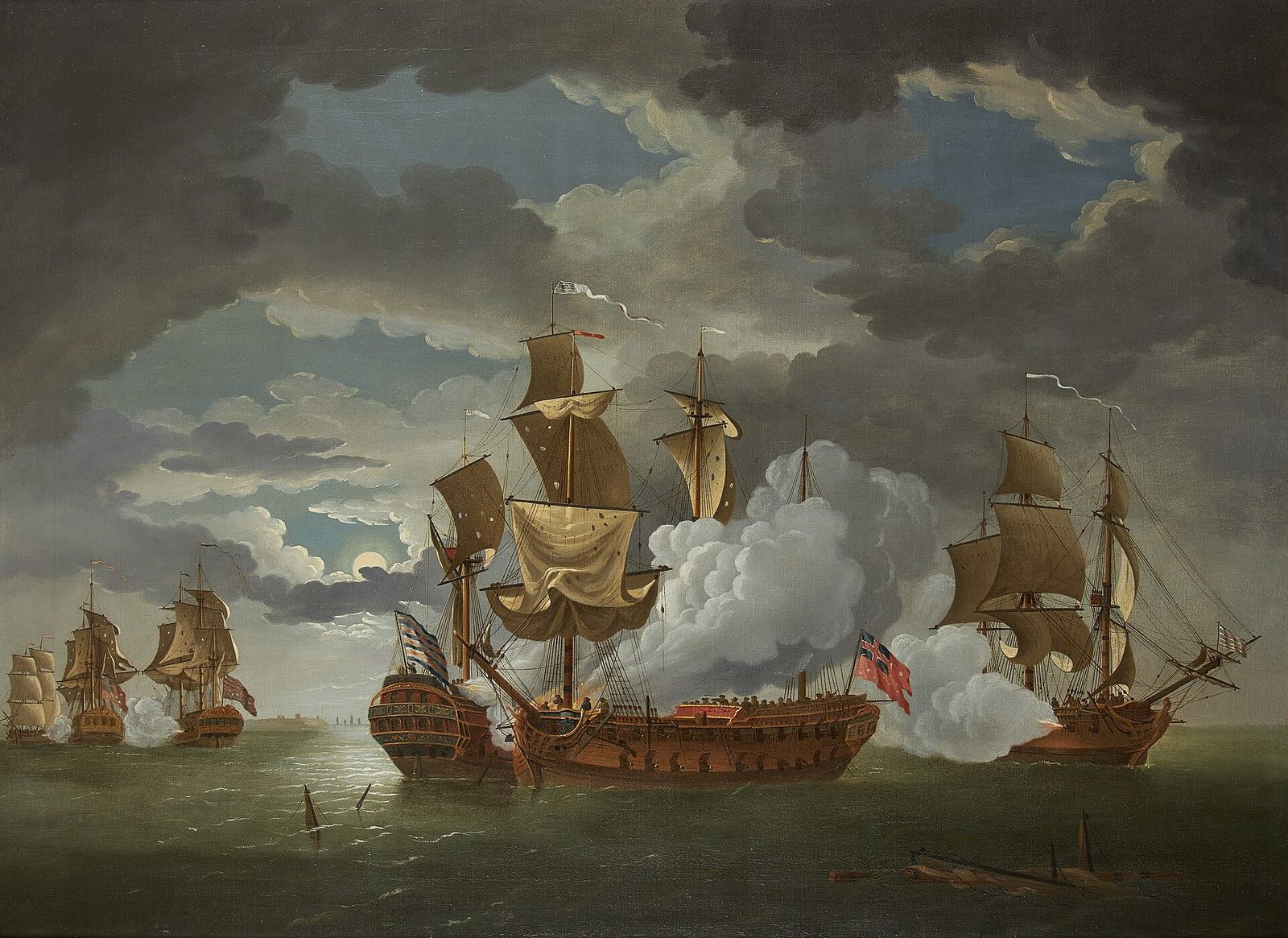 Captain John Paul Jones won one of the most famous naval battles of the Revolution when his ship Bonhomme Rich