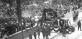 The Liberty Bell is placed on a truck in Philadelphia to be transported to the train.