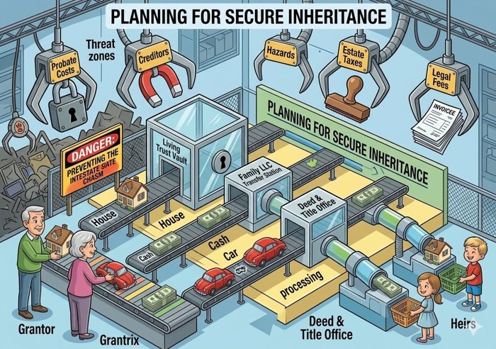 What can happen to a person's estate?