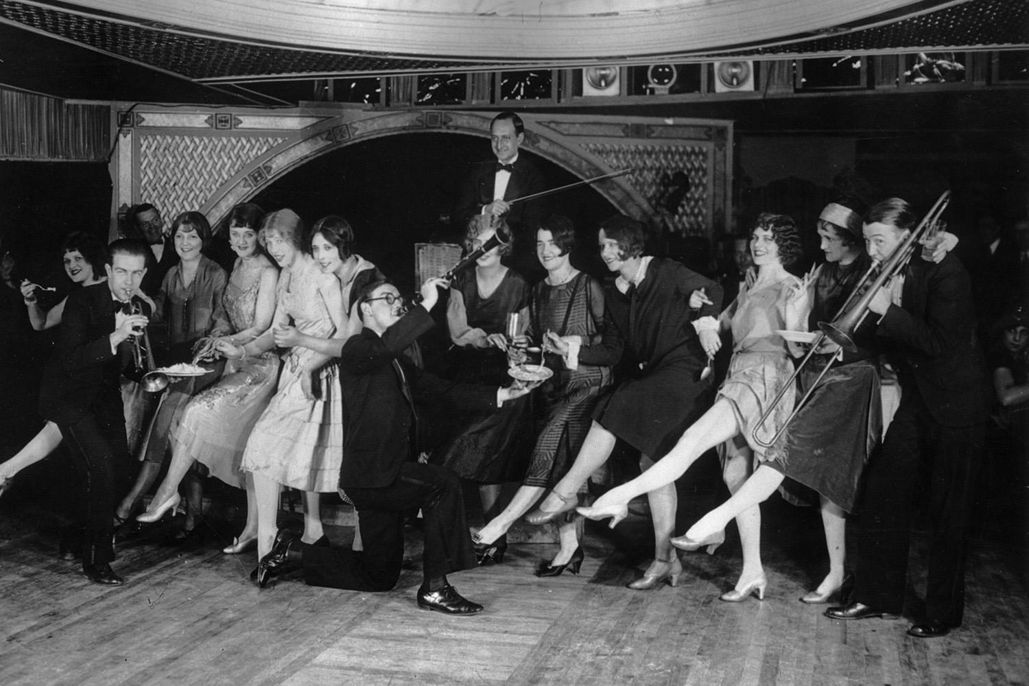 Contestants at a Charleston dance competition, 1926