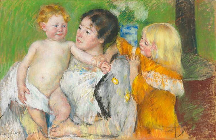 <i>After the Bath</i> by Mary Cassatt